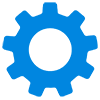 gear blue small